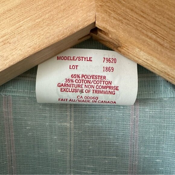 Vintage 80’s Men’s Light Blue Pinstripe Short Sleeve Shirt Button Down - Large - Picture 3 of 15